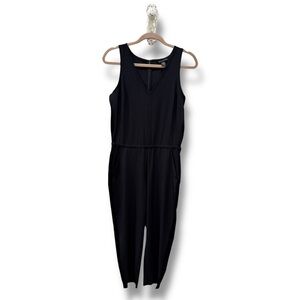 Athleta Sleek Black Sleeveless Jumpsuit